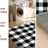 Contemporary Monochrome Patterned Mat(Black)