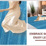 Ultra Soft Area Rug, Non Slip, Stain Resistant, Washable Area Rugs for Living Room, Bedroom, Vintage Soft Blue Living Room Non-Slip Rug(Blue)