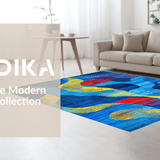 Eclectic Artistic Color Splash(Blue)