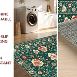 Elegant Earthy Tones with Floral Touches(Green)