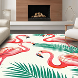 Bright Pink and Earthy Tones Motif(Pink)