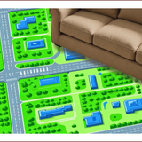 Vibrant Cityscape Adventure Theme(Green)