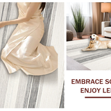 Trendy Neutral Striped Elegance(Gray)