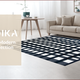 Stylish Monochrome Diamond Texture(Black)