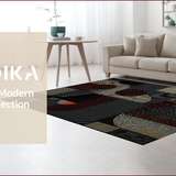 Ultra Soft Area Rug, Non Slip, Stain Resistant, Washable Area Rugs for Living Room, Bedroom, Luxurious Cheetah Patterned Decor(Brown)