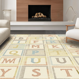 Playful Educational Beige Canvas(Beige)