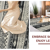 Stylish Monochrome Diamond Motif(Black)