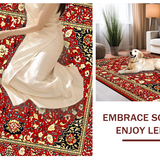 Chic Modern Abstract Floral(Red)