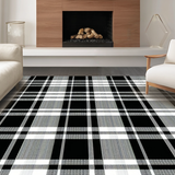 Inviting Natural Fiber Contrast(Black)