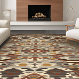 Ultra Soft Area Rug, Non Slip, Stain Resistant, Washable Area Rugs for Living Room, Bedroom, Charming Rustic Irregular Animal Motif(Beige)