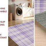 Ultra Soft Area Rug, Non Slip, Stain Resistant, Washable Area Rugs for Living Room, Bedroom, Decorative Bow Shape Rug Cute Room Decor Lavender Aesthetic Carpet(Purple)