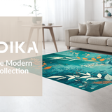 Contemporary Botanical Abstract Aesthetic(Blue)