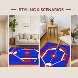 Energetic Multi Sport Ball Aesthetic(Blue)