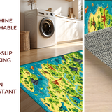 Interactive Prehistoric Landscape Motif(Green)