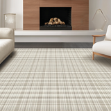 Ultra Soft Area Rug, Non Slip, Stain Resistant, Washable Area Rugs for Living Room, Bedroom, Timeless Beige Geometric Arrangement(Beige)