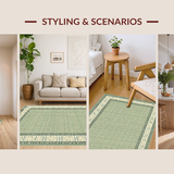 Inviting Cozy Geometric Border Theme(Green)