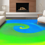 Distinctive Psychedelic Color Play(Blue)