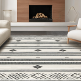 Luxurious Lattice Cream and Ebony(Black)