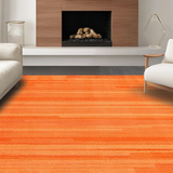 Ultra Soft Area Rug, Non Slip, Stain Resistant, Washable Area Rugs for Living Room, Bedroom, Simple Modern Shag Appeal(Orange)