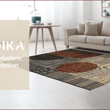Ultra Soft Area Rug, Non Slip, Stain Resistant, Washable Area Rugs for Living Room, Bedroom, Rustic Cow Print Living Room Rug(Brown)