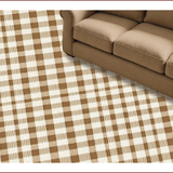 Ultra Soft Area Rug, Non Slip, Stain Resistant, Washable Area Rugs for Living Room, Bedroom, Modern Beige and White Living Room Plush Shag Carpet(Beige)