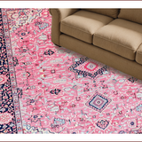 Ultra Soft Area Rug, Non Slip, Stain Resistant, Washable Area Rugs for Living Room, Bedroom, Traditional Hand Tufted Bedroom Area Carpet(Pink)