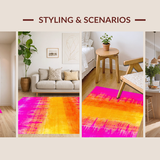 Radiant Color Burst Artful Display(Pink)