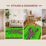 Colorful Contemporary Kitchen Accent(Green)