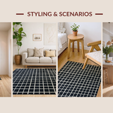 Dynamic Striped Artful Arrangement(Black)