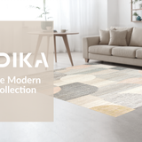 Ultra Soft Area Rug, Non Slip, Stain Resistant, Washable Area Rugs for Living Room, Bedroom, Delicate Earthy Softness Theme(Gray)