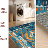 Chic Ethnic Patterned Elegance(Blue)