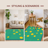 Charming Vibrant Spot Design Ensemble(Blue)