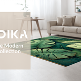 Vibrant Nature Inspired Floor Art(Green)