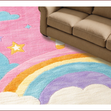 Vibrant Rainbow Swirl Aesthetic(Pink)