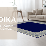 Sophisticated Geometric Tiled Aesthetic(Blue)
