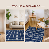 Cozy Textured Geometric Aesthetic(Blue)