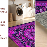 Lush Purple Floral Motif(Purple)