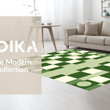 Contemporary Pastel Tiled Motif(Green)