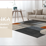 Ultra Soft Area Rug, Non Slip, Stain Resistant, Washable Area Rugs for Living Room, Bedroom, Neutral Brown Slate Bathroom Rustic Handwoven Carpet(Beige)