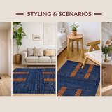 Artistic Tiled Colorful Arrangement(Blue)