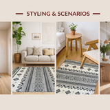 Geometric Black Ivory Elegance(Black)