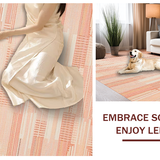Cozy Earthy Textured Diamond Design(Pink)
