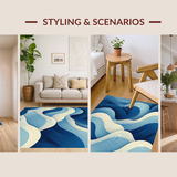 Artistic Whimsical Circular Arrangement(Blue)