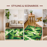 Cheerful T Rex and Friends Layout(Green)