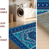 Bold Geometric Circular Artwork(Blue)