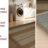Ultra Soft Area Rug, Non Slip, Stain Resistant, Washable Area Rugs for Living Room, Bedroom, Earthy Toned Safari Aesthetic(Beige)