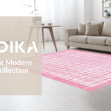 Delicate Abstract Checkerboard Style(Pink)