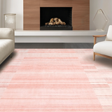 Ultra Soft Area Rug, Non Slip, Stain Resistant, Washable Area Rugs for Living Room, Bedroom, Trendy Minimalist Soft Hue(Pink)