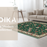 Vintage Botanical Flourish Motif(Green)