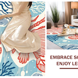 Elegant Nautical Shell Decorative(Red)